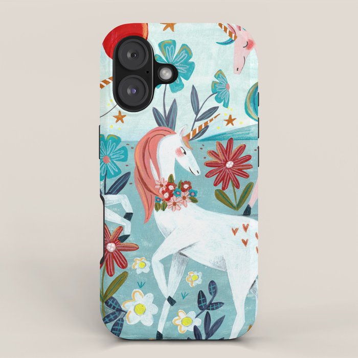 Unicorns landscape iPhone Case Gallery Image 1