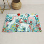 Unicorns landscape Rug Gallery Image 1