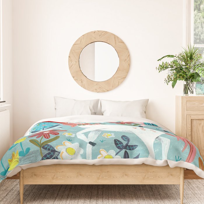 Unicorns landscape Duvet Cover Gallery Image 3