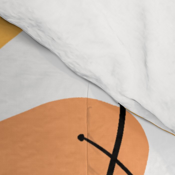 Abstract citrus fruit Comforter Gallery Image 4