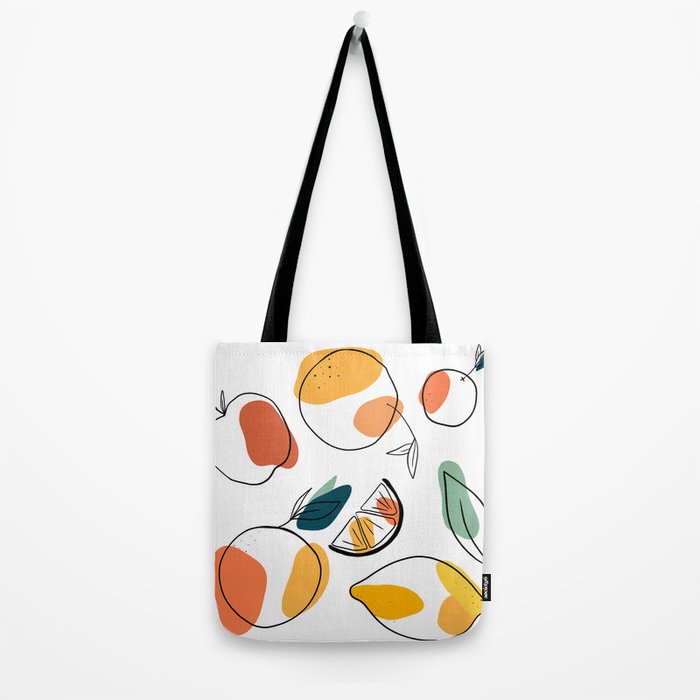 Abstract citrus fruit Tote Bag Gallery Image 2