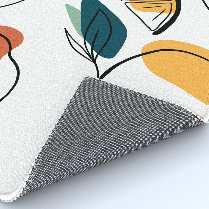 Abstract citrus fruit Rug Gallery Image 4