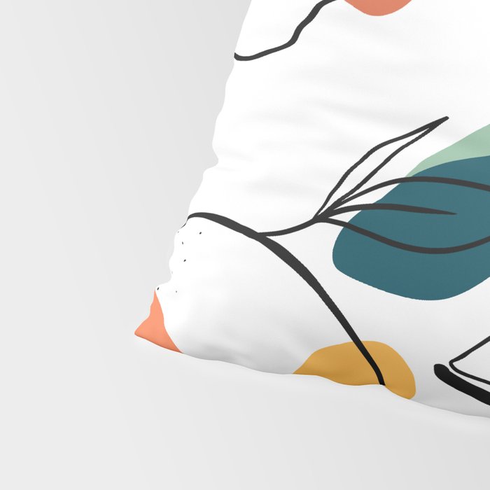 Abstract citrus fruit Pillow Sham Gallery Image 4
