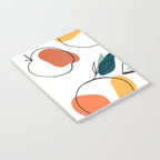 Abstract citrus fruit Notebook Gallery Image 3