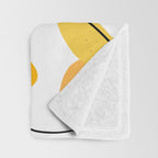 Abstract citrus fruit Throw Blanket Gallery Image 3