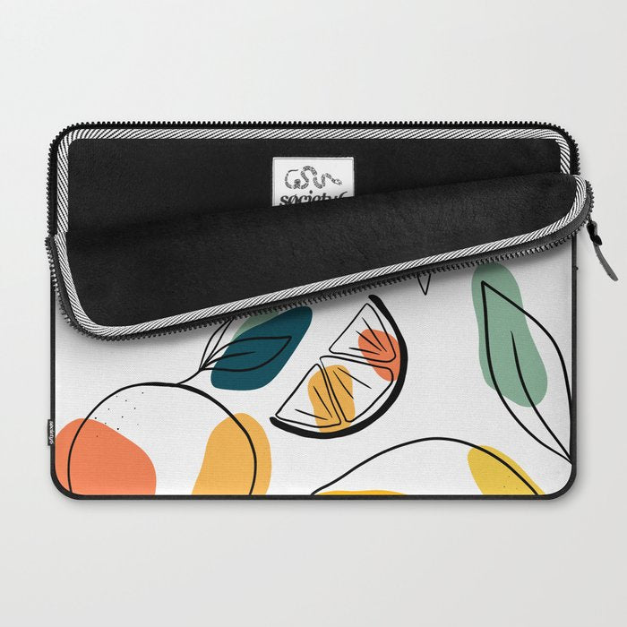 Abstract citrus fruit Laptop Sleeve Gallery Image 2