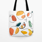 Abstract citrus fruit Tote Bag Gallery Image 1