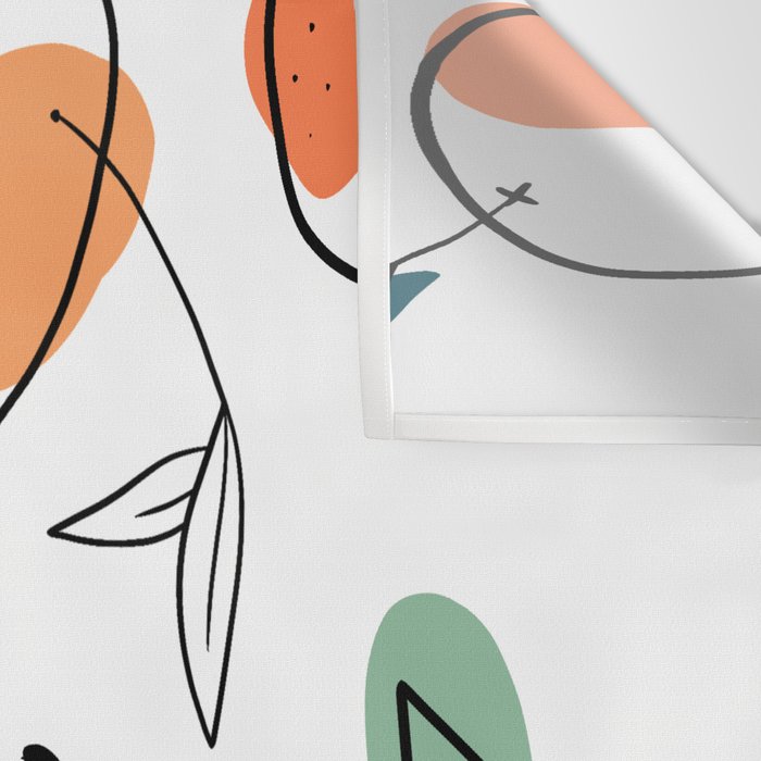 Abstract citrus fruit Wall Tapestry Gallery Image 3