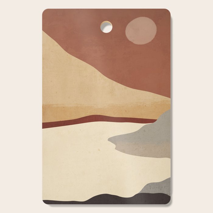 Minimal Art Landscape 10 Cutting Board Gallery Image 1
