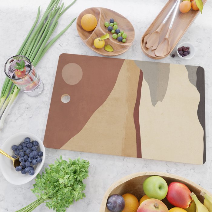 Minimal Art Landscape 10 Cutting Board Gallery Image 2