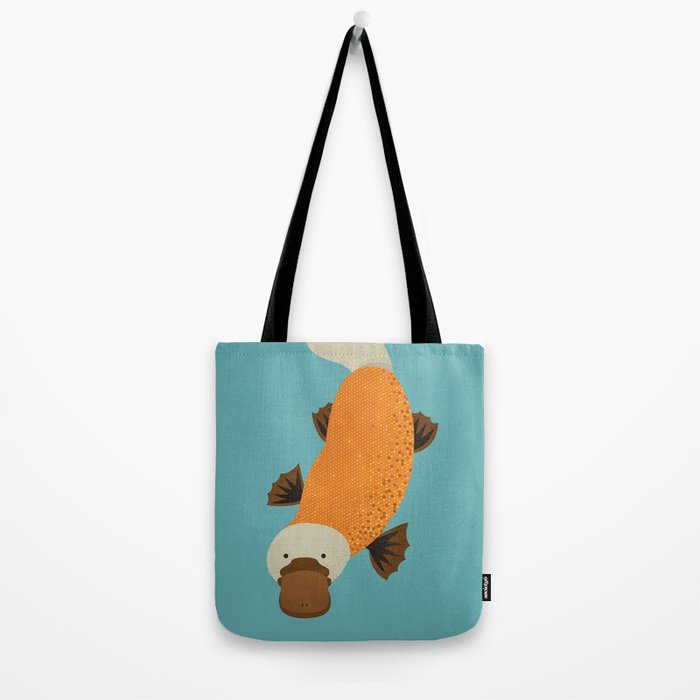 Whimsy Platypus Tote Bag Gallery Image 2