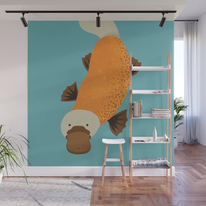 Whimsy Platypus Wall Mural Gallery Image 1
