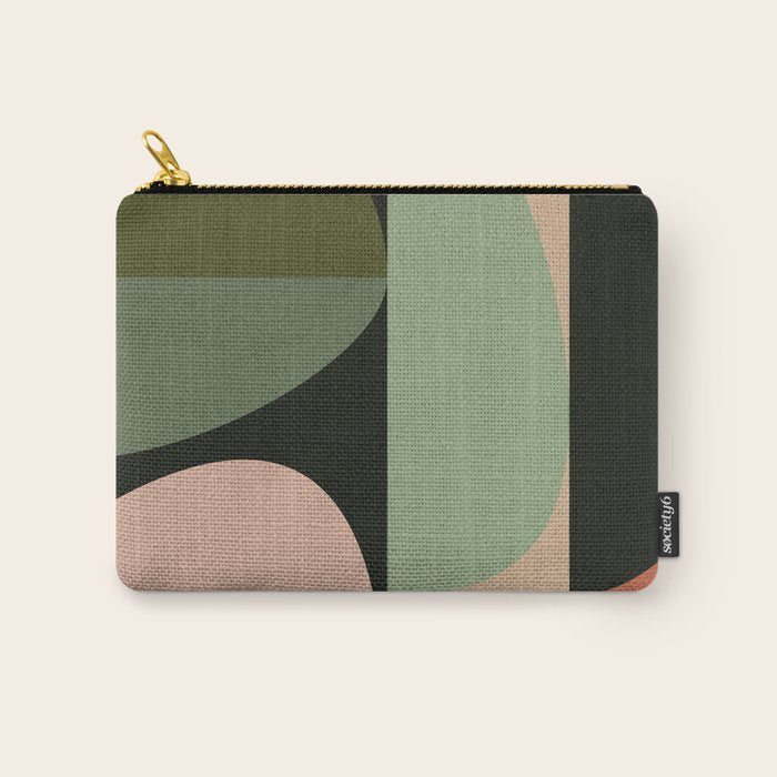 abstract organic geometry Carry All Pouch Gallery Image 1