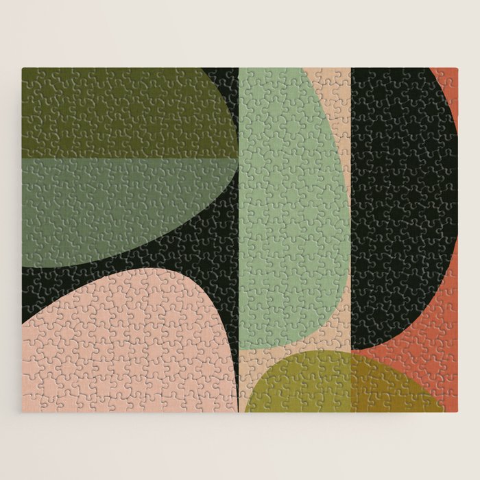 abstract organic geometry Jigsaw Puzzle Gallery Image 1