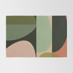 abstract organic geometry Rug Gallery Image 2