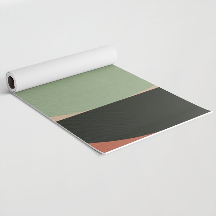 abstract organic geometry Yoga Mat Gallery Image 2