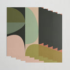 abstract organic geometry Wrapping Paper Gallery Image 3