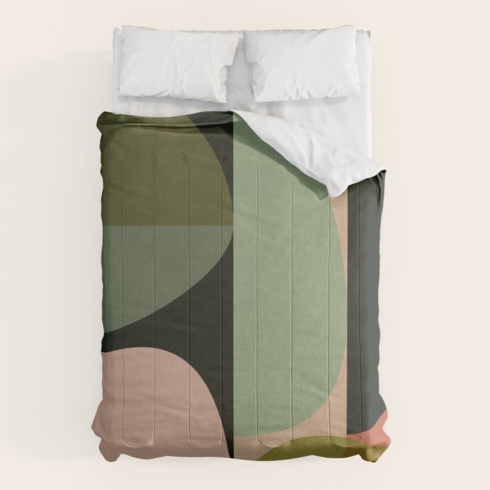 abstract organic geometry Comforter Gallery Image 6