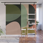 abstract organic geometry Wall Mural Gallery Image 1