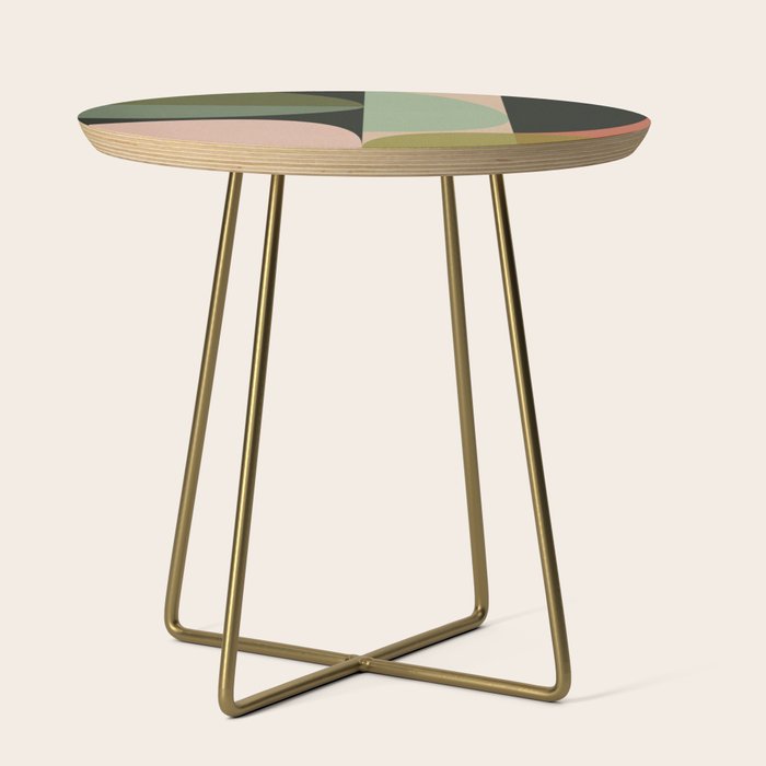 abstract organic geometry Side Table Gallery Image 1