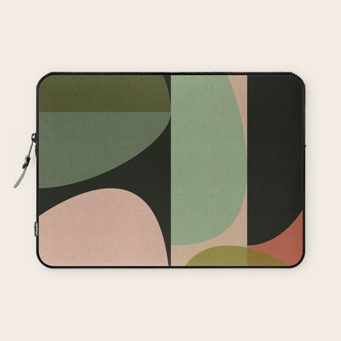 abstract organic geometry Laptop Sleeve Gallery Image 1