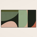 abstract organic geometry Desk Mat Gallery Image 3