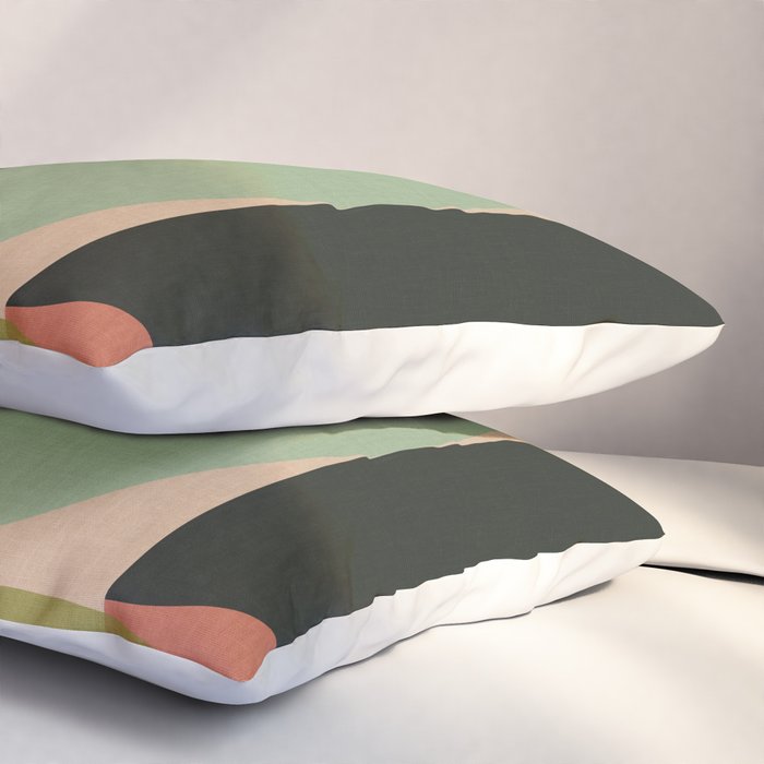 abstract organic geometry Pillow Sham Gallery Image 3