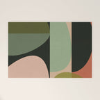 abstract organic geometry Welcome Mat Gallery Image 1