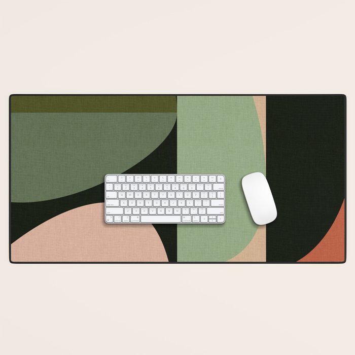 abstract organic geometry Desk Mat Gallery Image 1