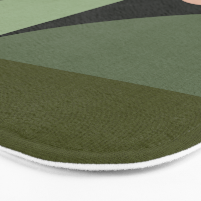 abstract organic geometry Bath Mat Gallery Image 3