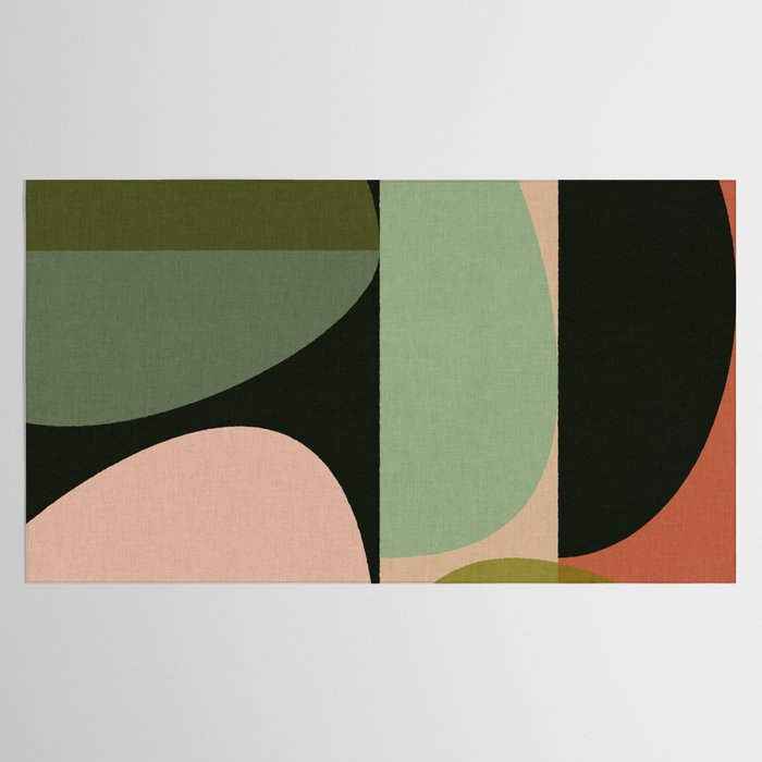 abstract organic geometry Tablecloth Gallery Image 2