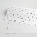 gaming pattern - gamer design - playstation controller symbols Wrapping Paper Gallery Image 2