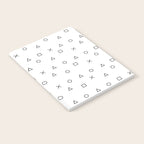 gaming pattern - gamer design - playstation controller symbols Notebook Gallery Image 2