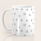 gaming pattern - gamer design - playstation controller symbols Coffee Mug Gallery Image 3