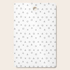 gaming pattern - gamer design - playstation controller symbols Cutting Board Gallery Image 1