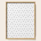 gaming pattern - gamer design - playstation controller symbols Serving Tray Gallery Image 1