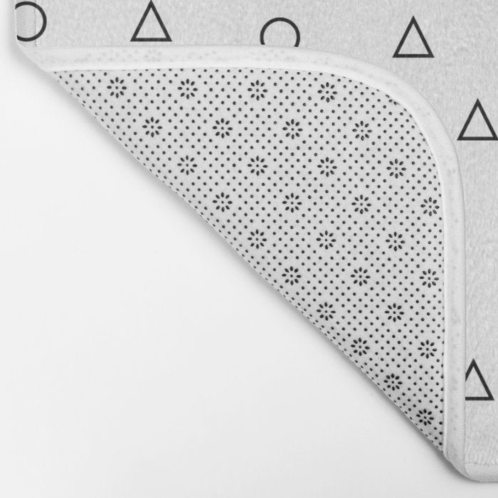 gaming pattern - gamer design - playstation controller symbols Bath Mat Gallery Image 2