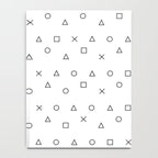 gaming pattern - gamer design - playstation controller symbols Notebook Gallery Image 4