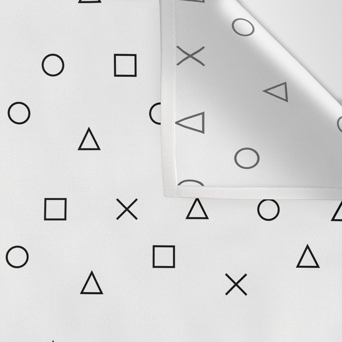 gaming pattern - gamer design - playstation controller symbols Wall Tapestry Gallery Image 3