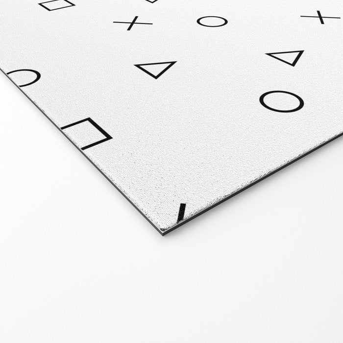 gaming pattern - gamer design - playstation controller symbols Welcome Mat Gallery Image 2