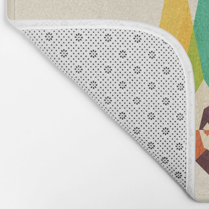 Bear In Whimsical Wild Bath Mat Gallery Image 2