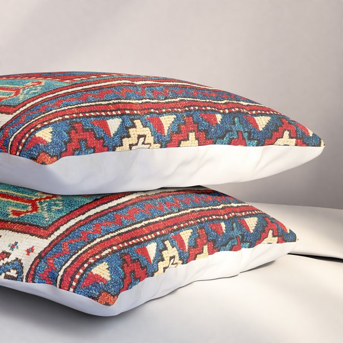 Karabagh South Caucasus Rug Print Pillow Sham Gallery Image 3