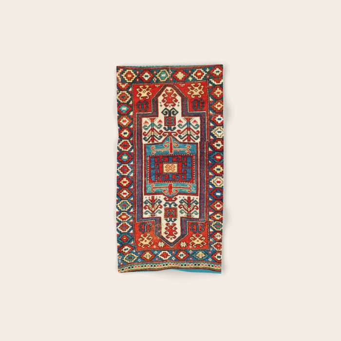 Karabagh South Caucasus Rug Print Bath Towel Gallery Image 1