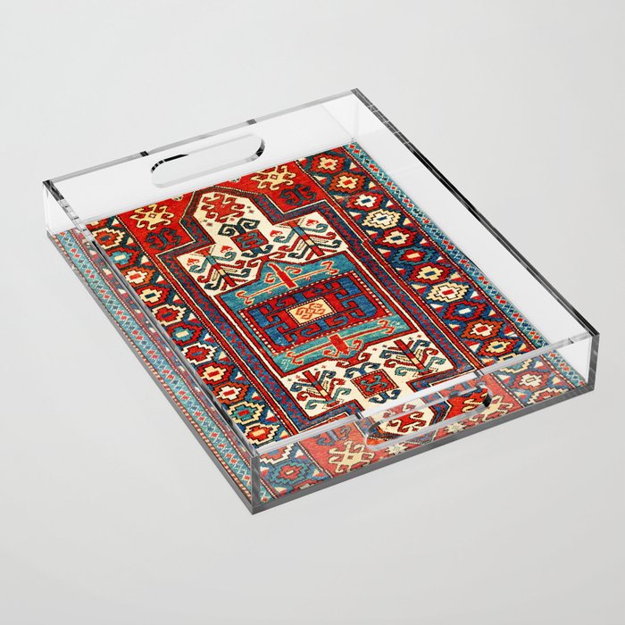 Karabagh South Caucasus Rug Print Acrylic Tray Gallery Image 1