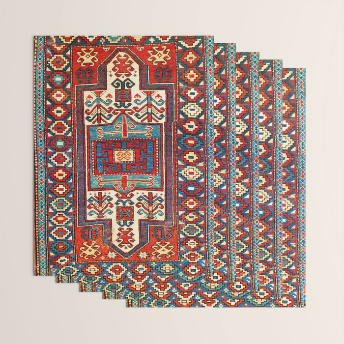 Karabagh South Caucasus Rug Print Wrapping Paper Gallery Image 3