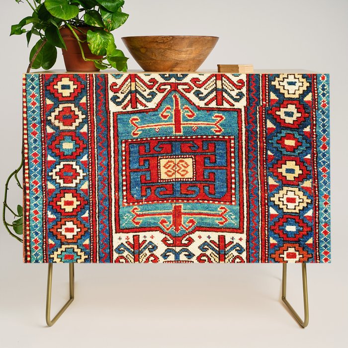 Karabagh South Caucasus Rug Print Credenza Gallery Image 1