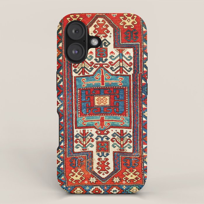 Karabagh South Caucasus Rug Print iPhone Case Gallery Image 1