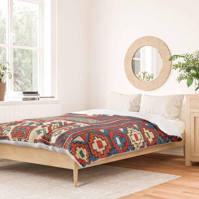 Karabagh South Caucasus Rug Print Duvet Cover Gallery Image 2