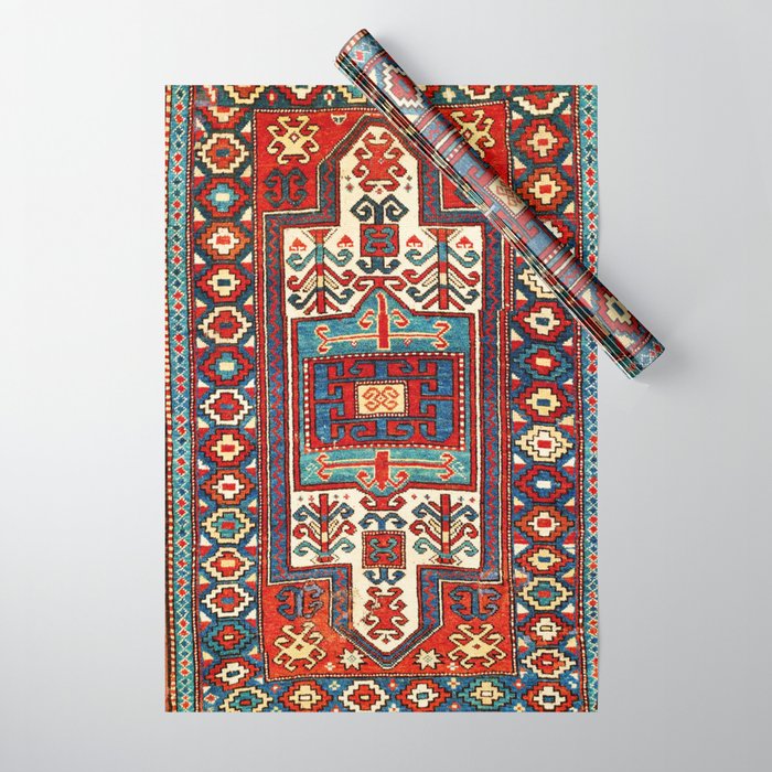Karabagh South Caucasus Rug Print Wrapping Paper Gallery Image 1