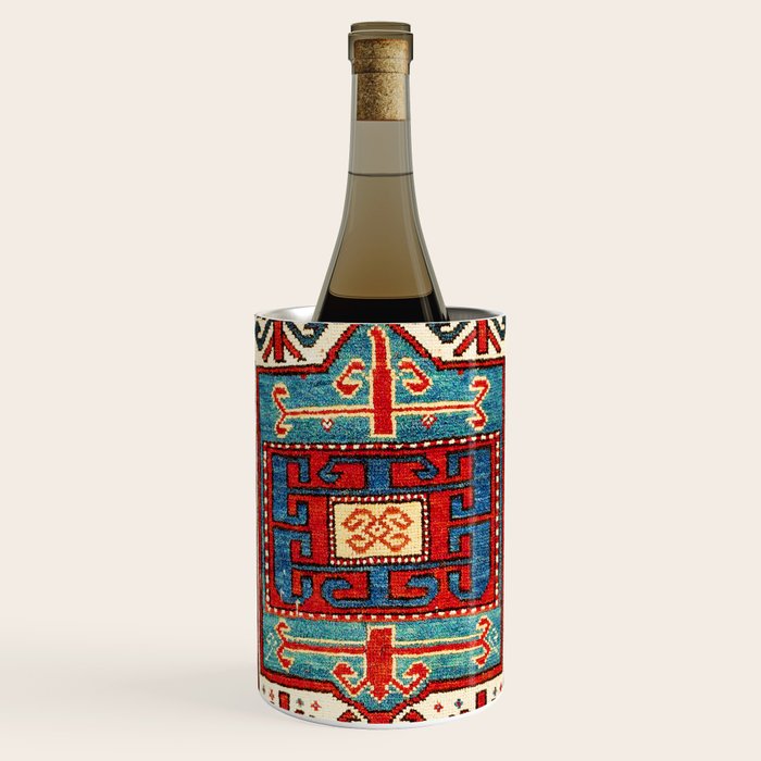 Karabagh South Caucasus Rug Print Wine Chiller Gallery Image 1